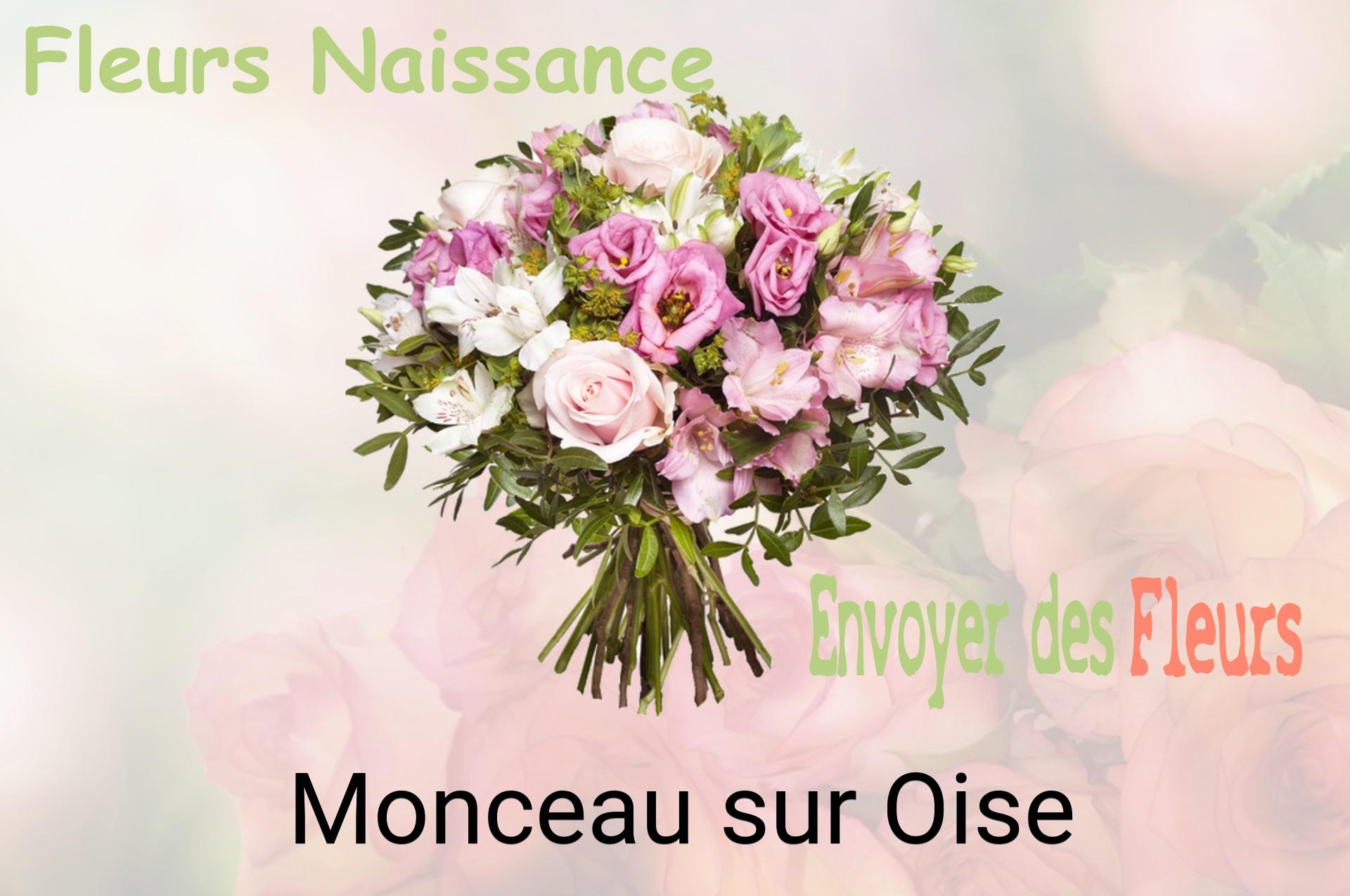 Bouquet de fleurs de naissance livré à Monceau-sur-Oise