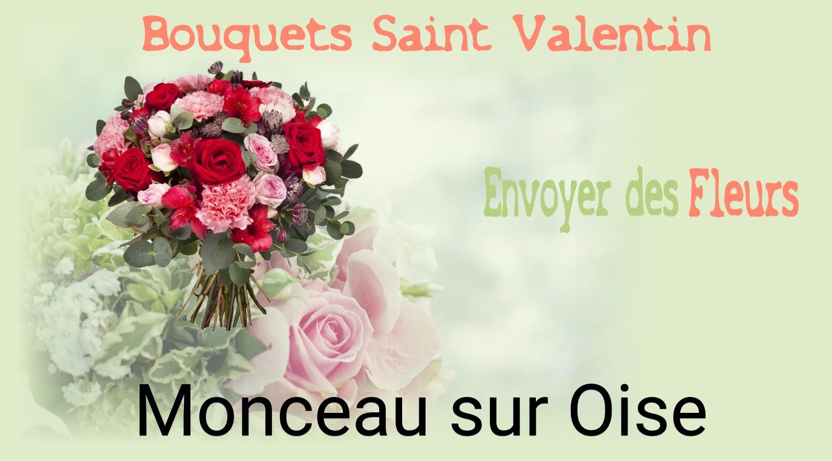 Roses de Saint-Valentin livrées à Monceau-sur-Oise